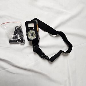 Black LED Headlamp with‎ Adjustable Strap